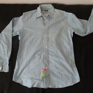 Men's Light Blue Casual Button Down Shirt